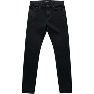 Hudson Skinny Jeans Women 27 Black Cotton Lyocell Stretch Made in USA Casual‎